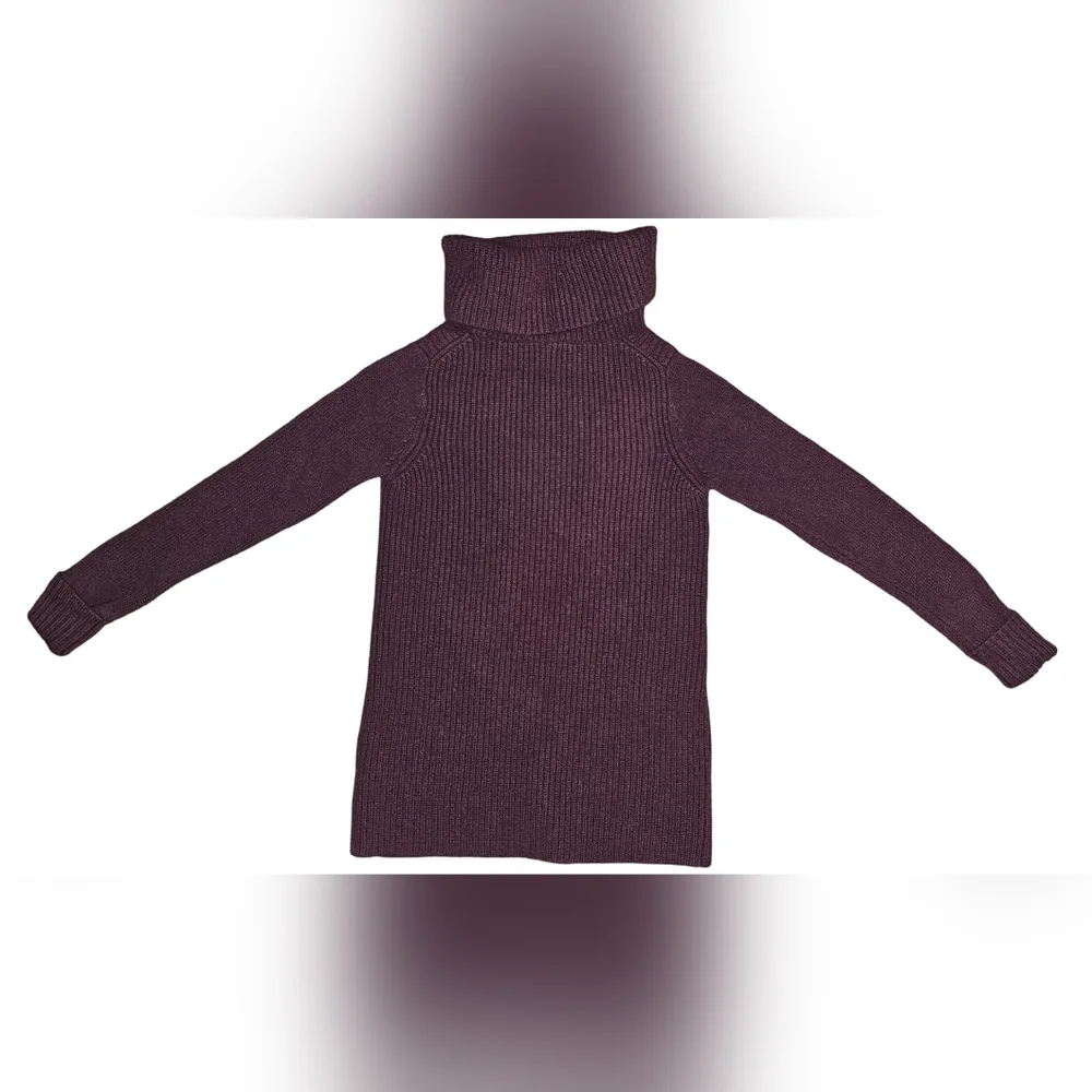 Talbots Womens Burgundy Wine Cashmere Cowlneck Sweater Size Small - Picture 10 of 15